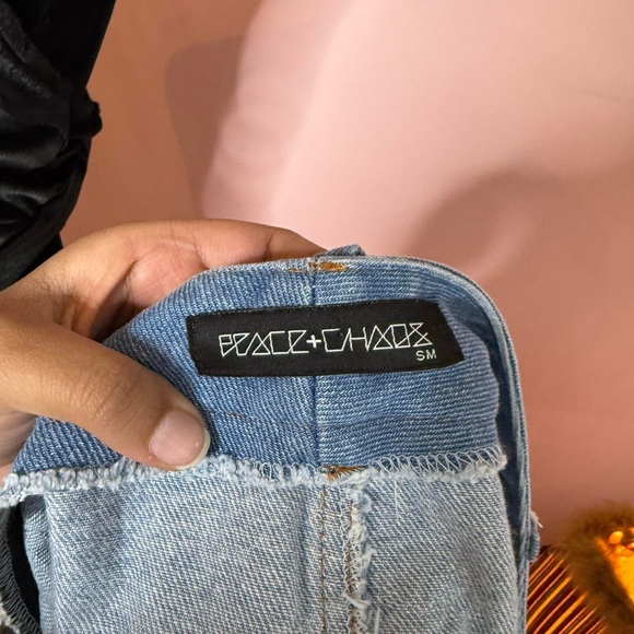 Peace + Chaos Mini Skirt Small - Picture 5 of 5